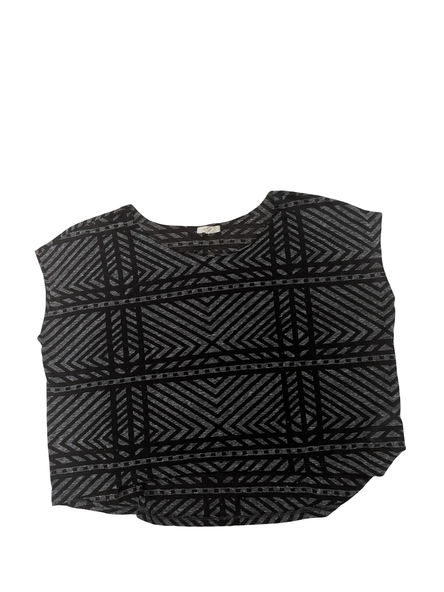 Crop Top z Geometrycznym Wzorem