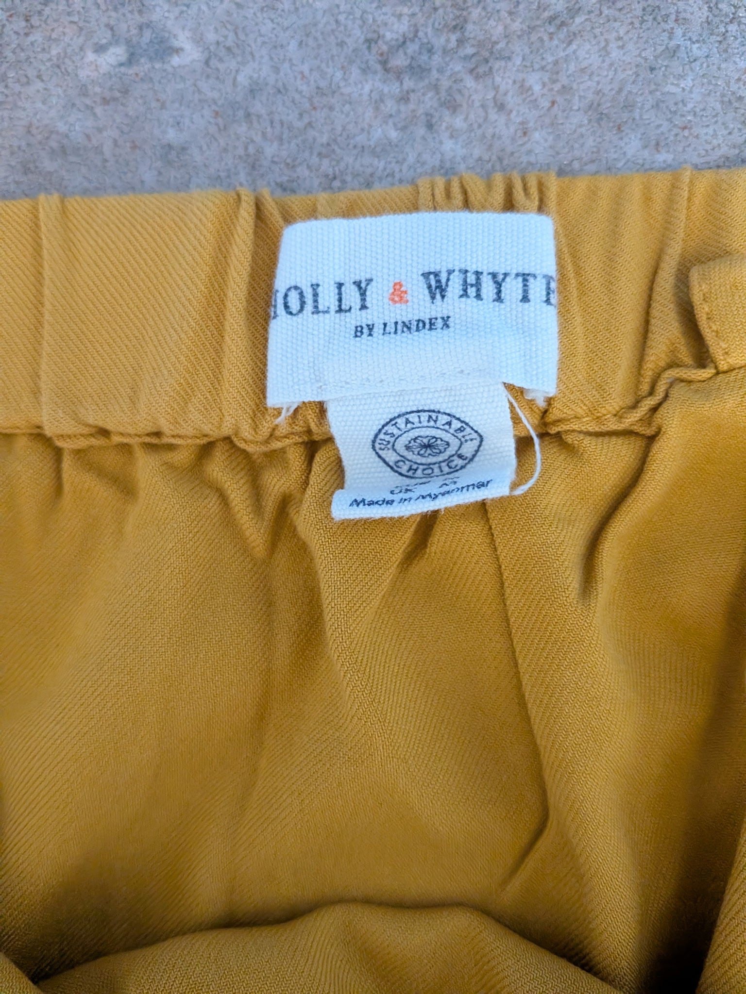 Molly & Whyte Spódnica Musztardowa S
