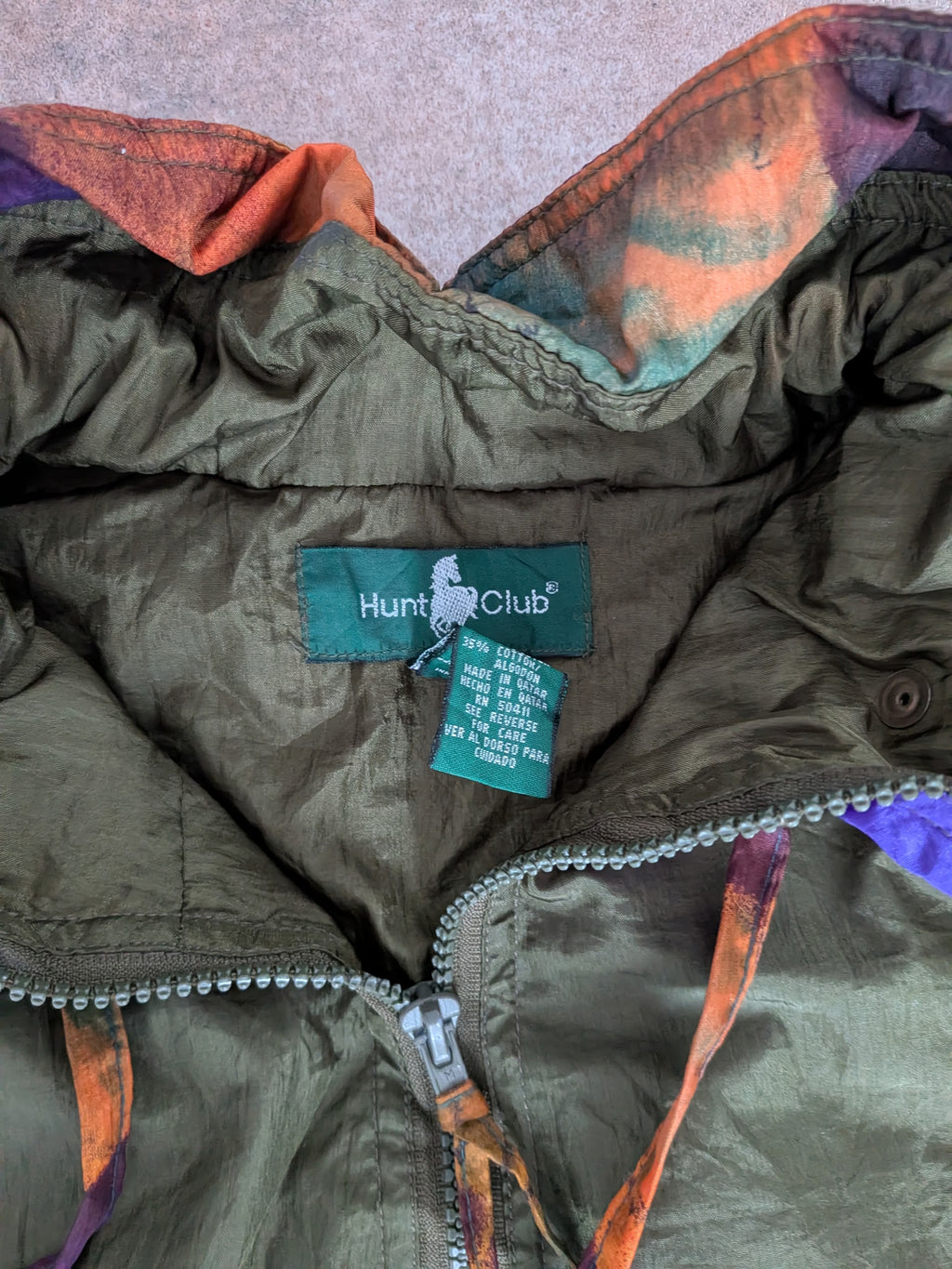 Vintage Hunt Club Kurtka Wiatrówka XL