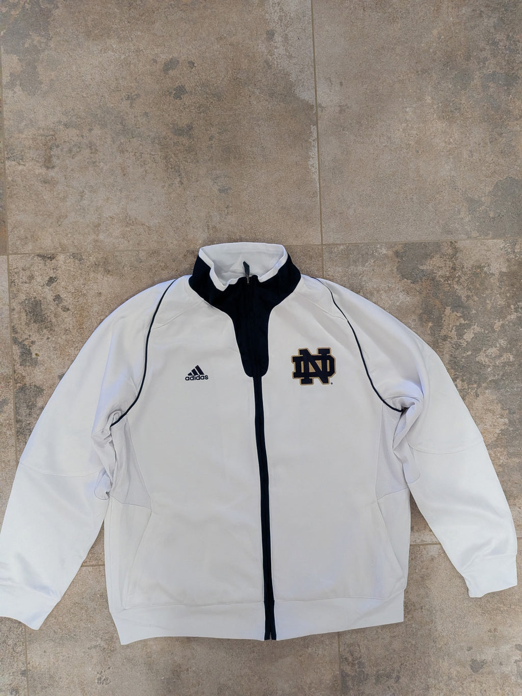 Vintage Adidas Notre Dame Fighting Irish Kurtka Dresowa M