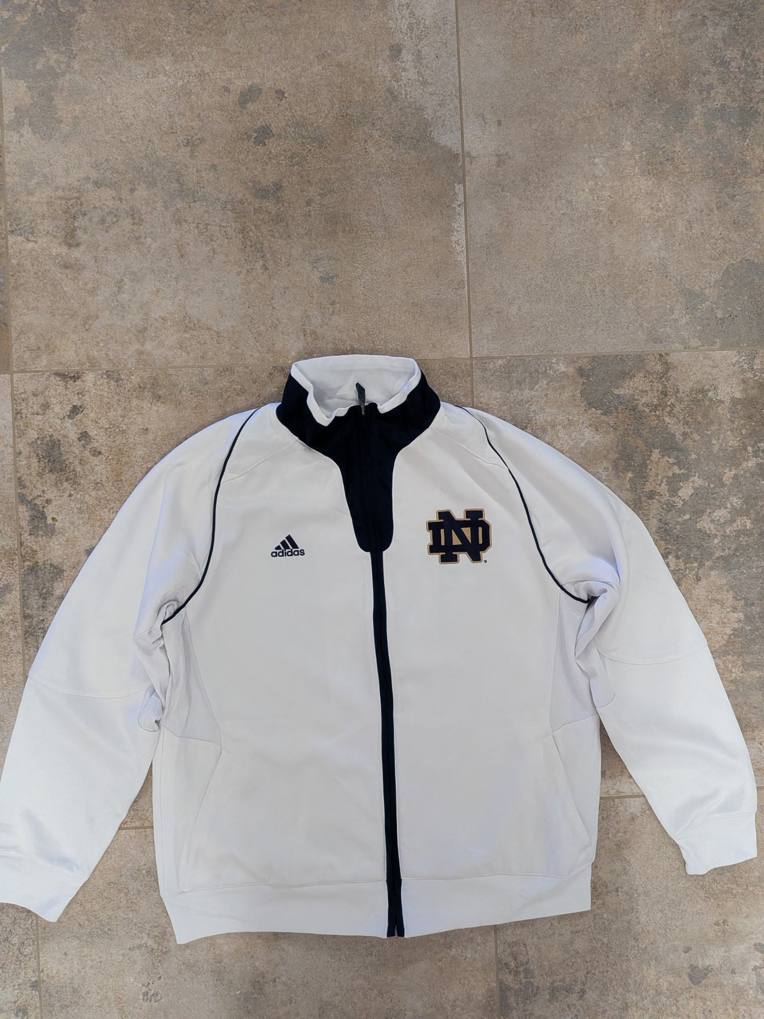 Vintage Adidas Notre Dame Fighting Irish Kurtka Dresowa M