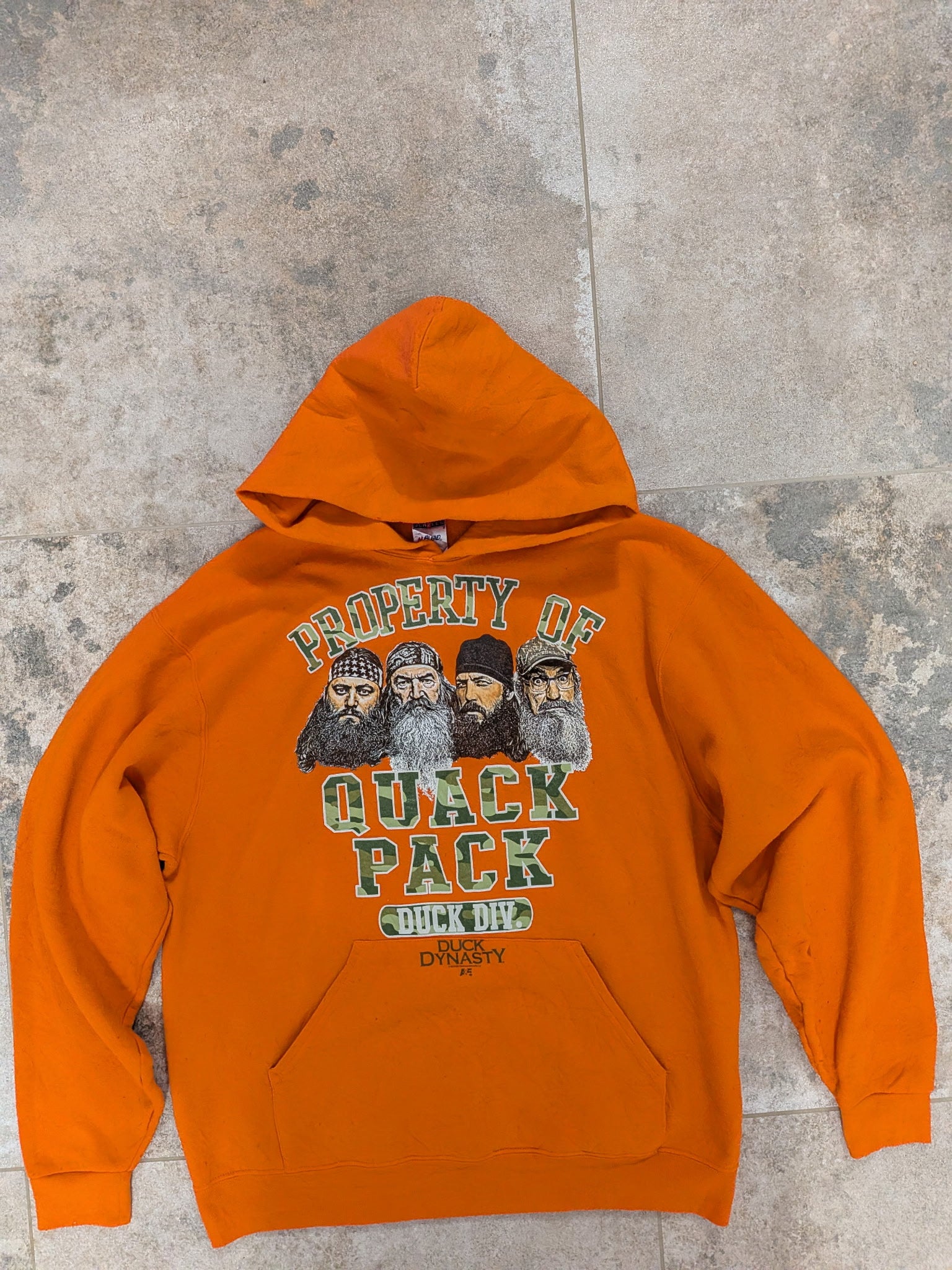 Vintage Duck Dynasty Quack Pack Bluza z Kapturem M