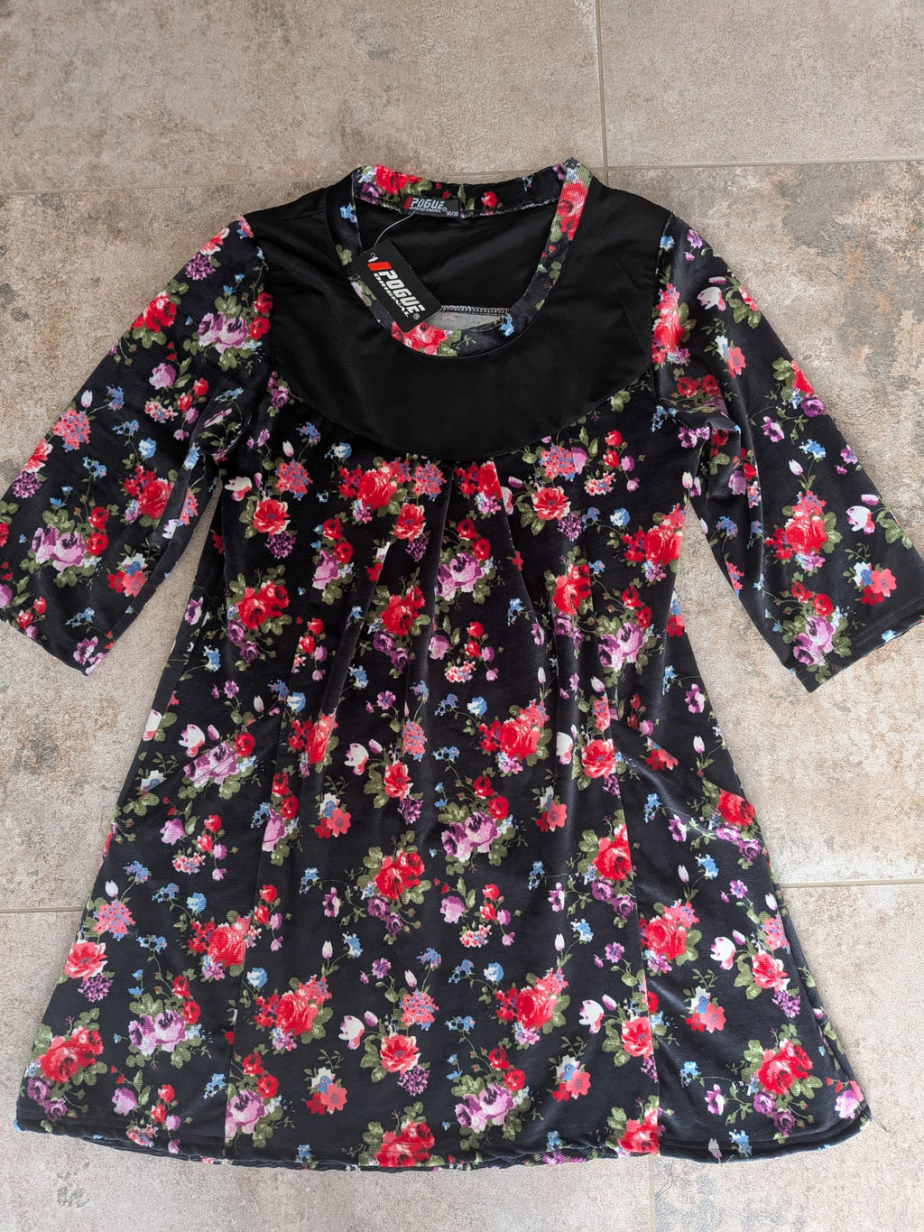 Pogue Original Sukienka Kwiatowa S/M