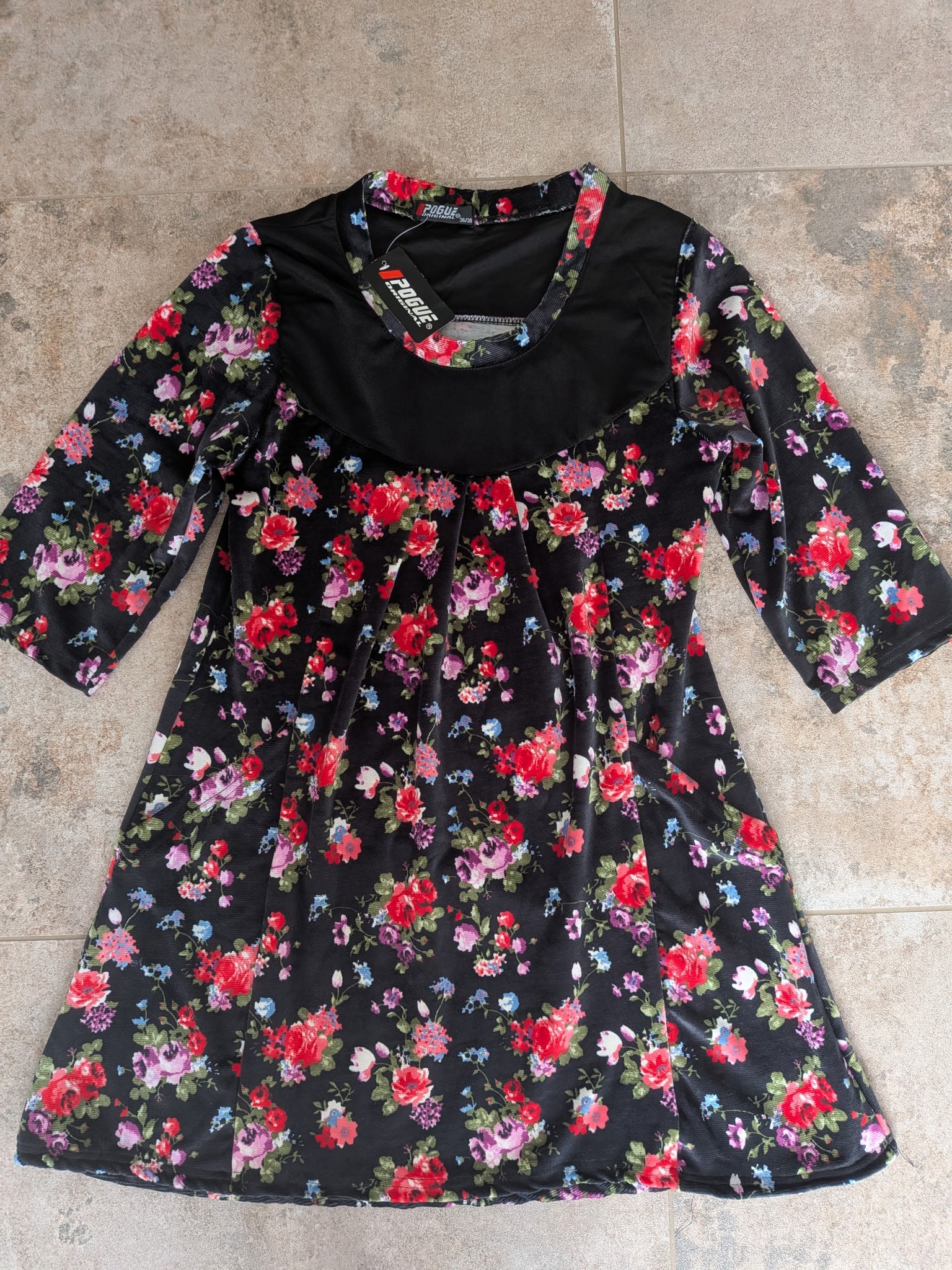 Pogue Original Sukienka Kwiatowa S/M