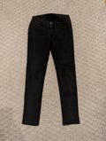 Czarne Spodnie Jeansowe Slim XXS