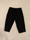 Czarne Spodnie Capri / Rybaczki XXXL