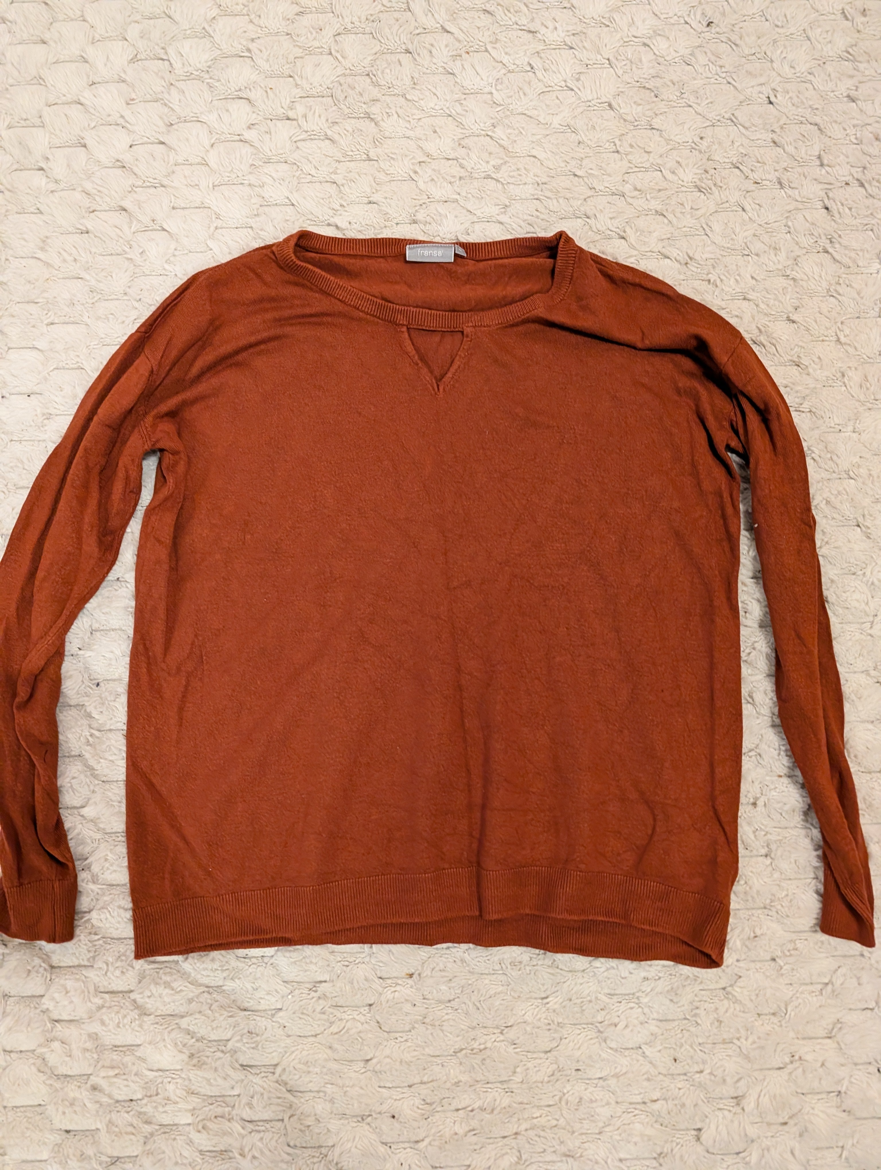 Sweter damski rudy L