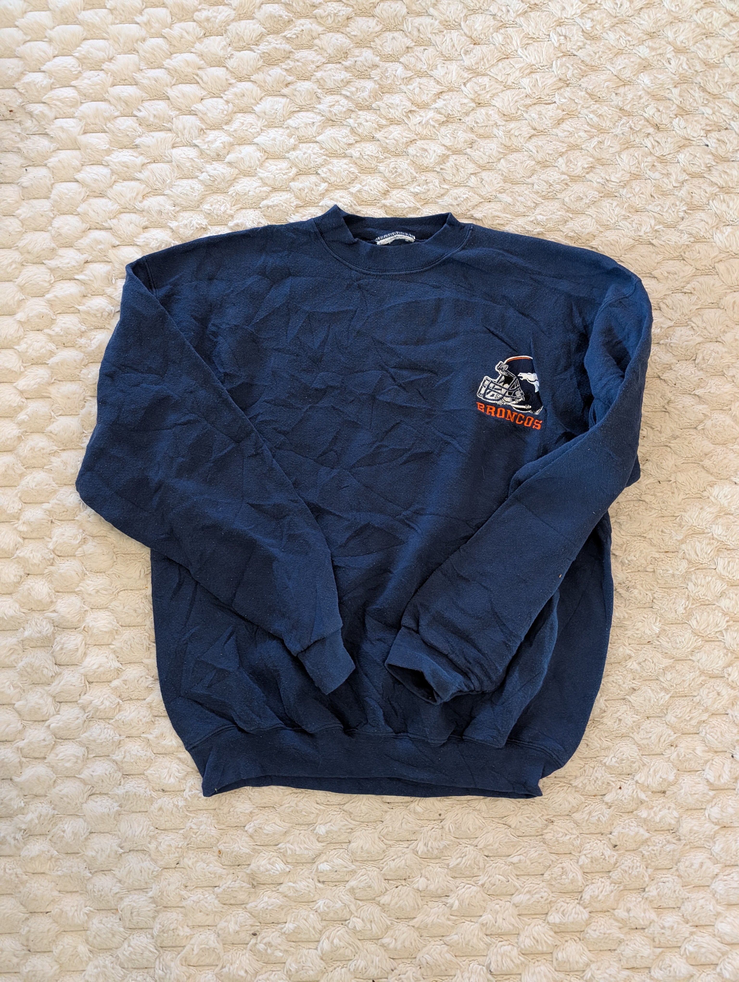 Bluza Denver Broncos NFL Vintage Męska – Granatowa L