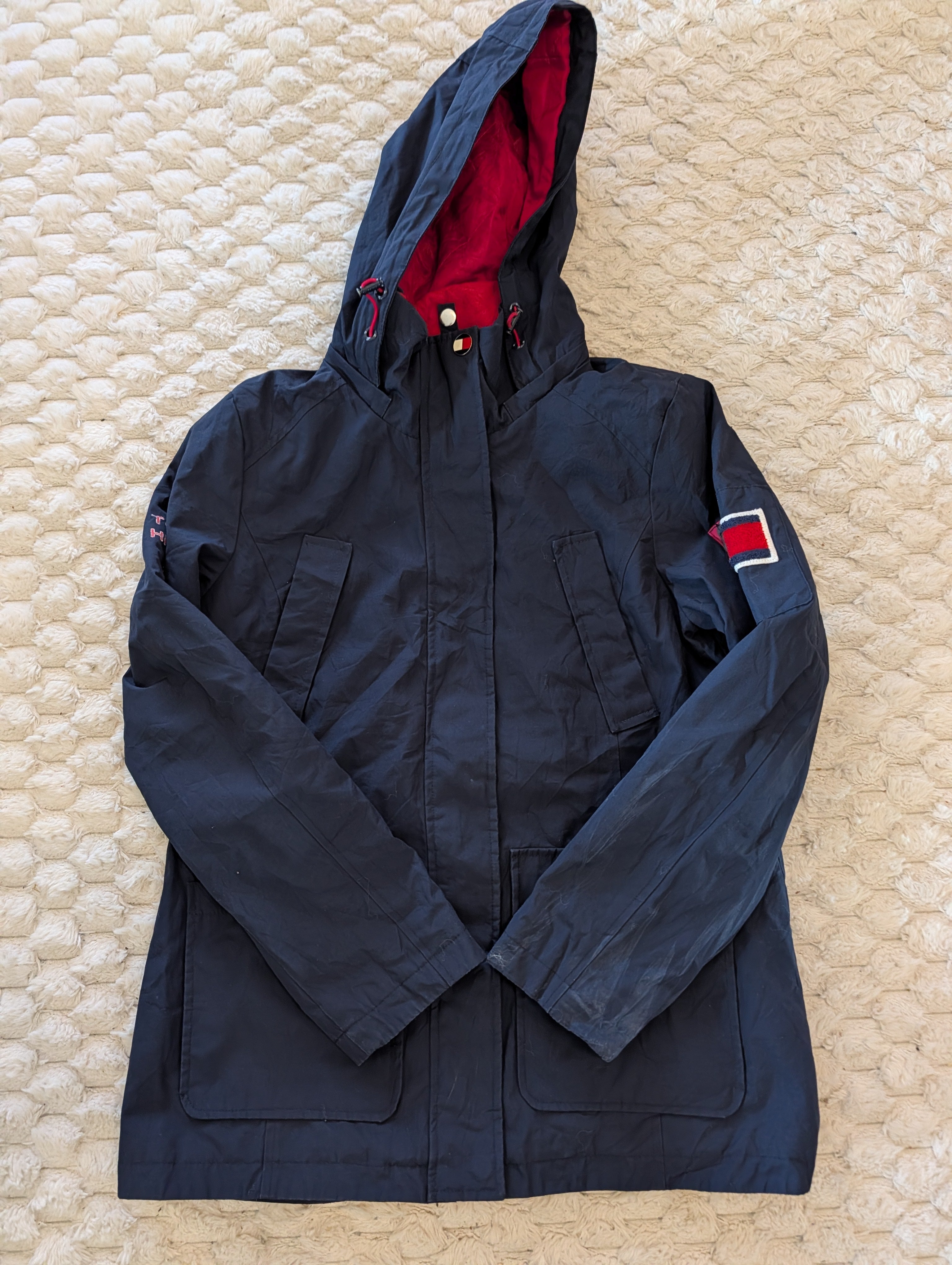 Parka Tommy Hilfiger Vintage Damska – Granatowa S