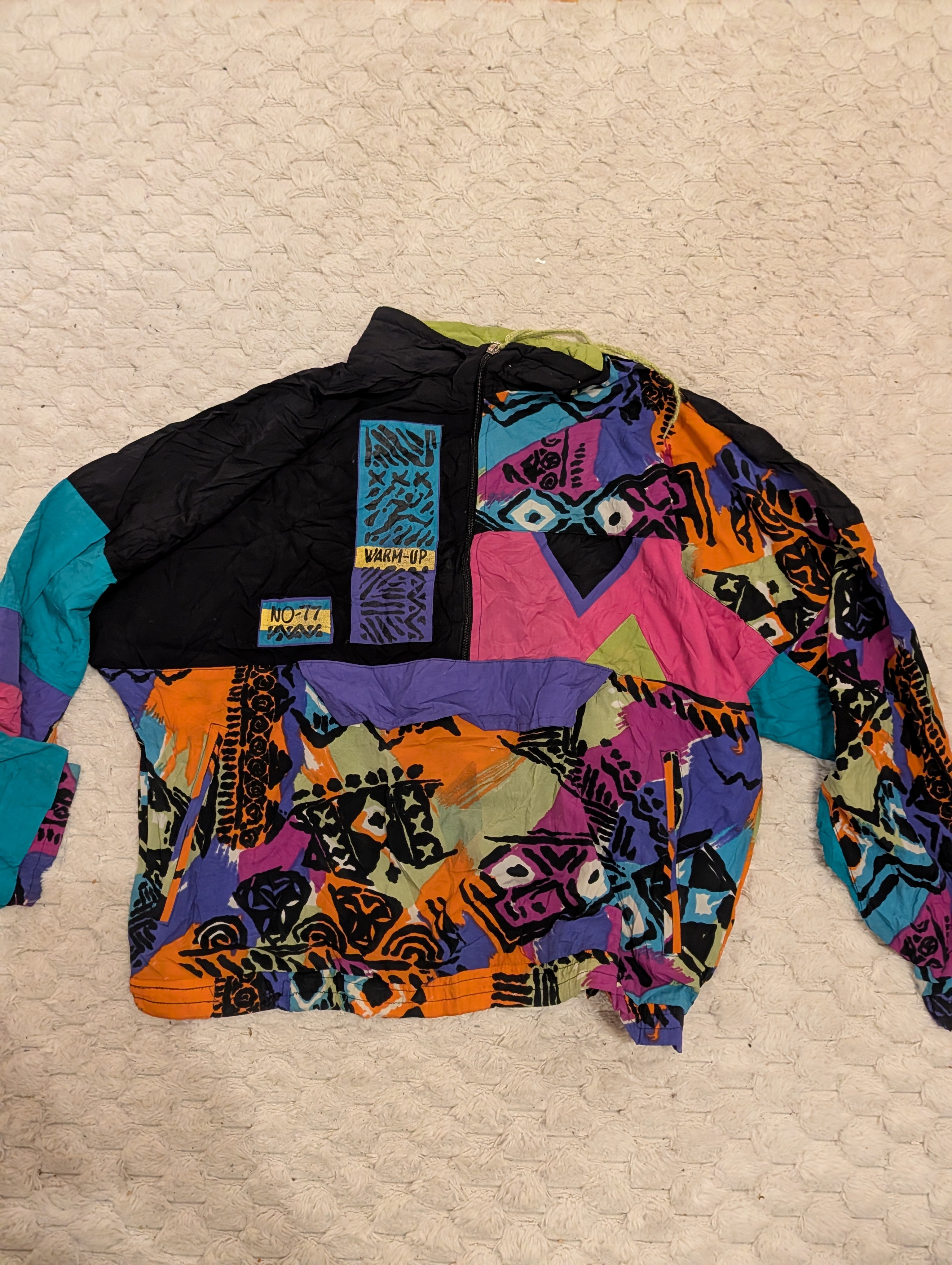 Kurtka No.17 Warm-Up Vintage Damska – Wielokolorowa XL [Grade B]