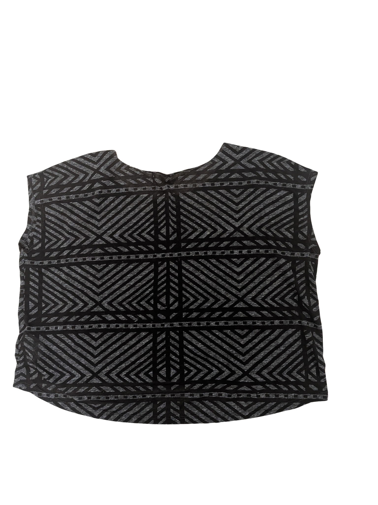 Crop Top z Geometrycznym Wzorem