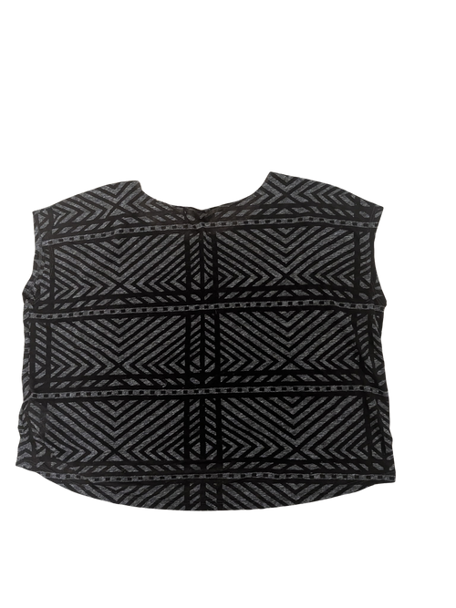 Crop Top z Geometrycznym Wzorem
